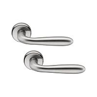 Ручки на розеті COLOMBO Robot CD41 (CD69BZGG-CD63GB) матовий хром